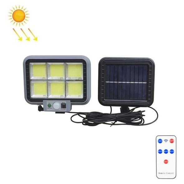 6 x 25 COB Outdoor Waterproof Solar Split Type Wall Light Human Induction Garden Corridor Household Street Light