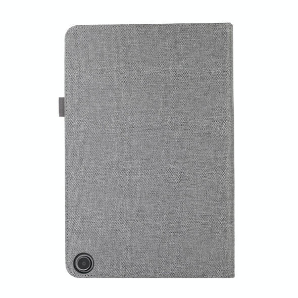 For Amazon Fire Max 11 Fabric Leatherette Tablet Case(Grey)