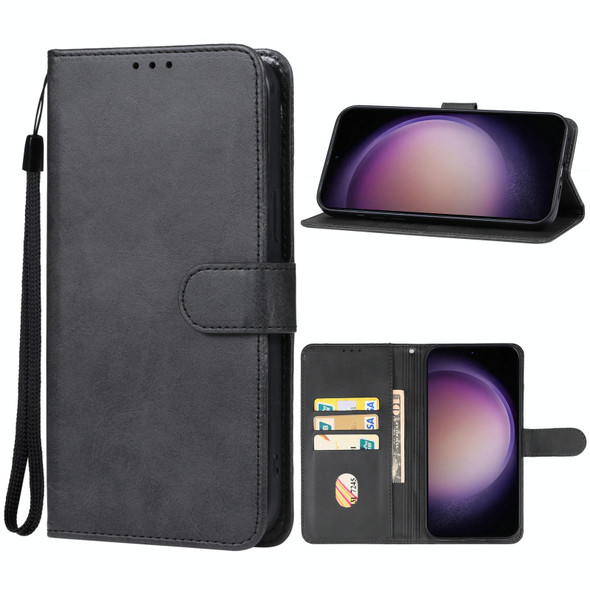 For Samsung Galaxy S23 FE 5G Leatherette Phone Case(Black)