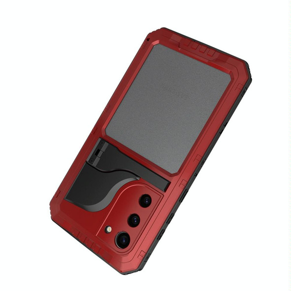For Samsung Galaxy S23+ 5G RedPepper Wolf 360 Full Body Rugged IP68 Waterproof Phone Case(Red)