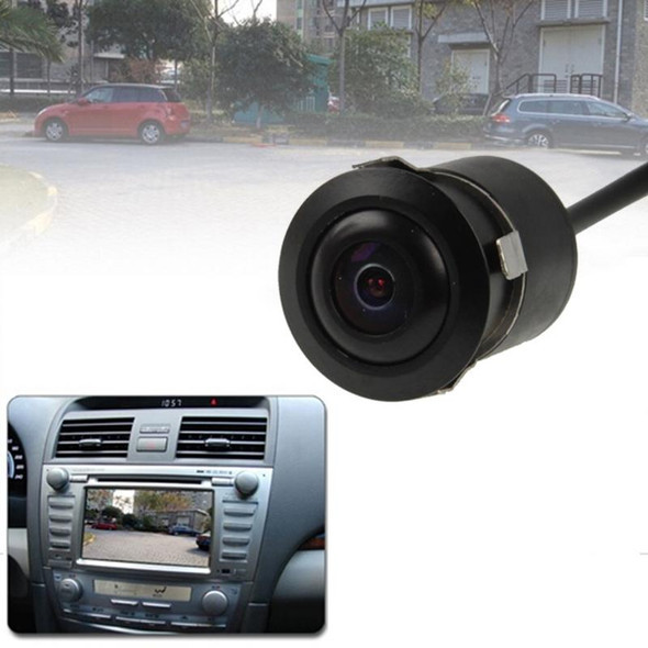 2.4G GPS Wireless Car Rearview Reversing Parking Backup Color Camera, Wide viewing angle: 120 Degrees(WX1637BS)(Black)