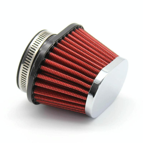 51mm XH-UN073 Mushroom Head Style Car Modified Air Filter Motorcycle Exhaust Filter(Red)