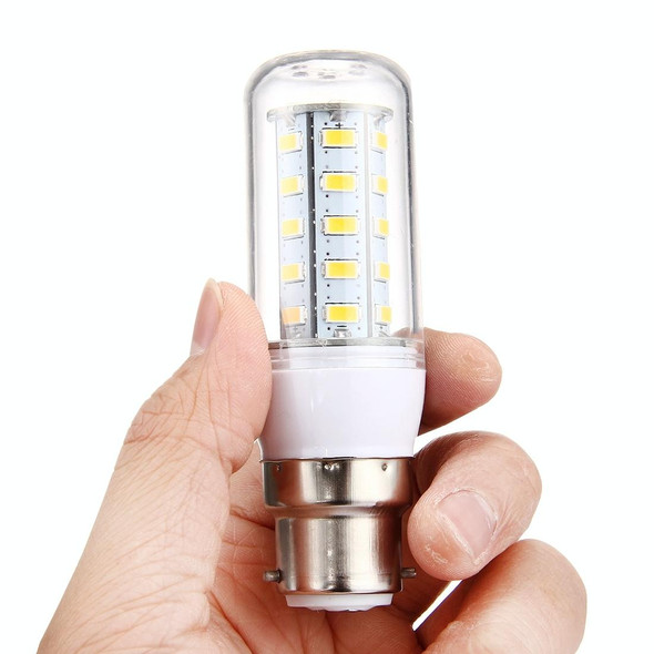 B22 3.5W 36 LEDs SMD 5730 LED Corn Light Bulb, AC 12-80V (Warm White)