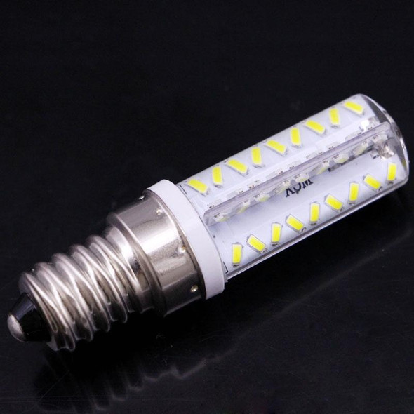 E14 3.5W 200-230LM  Corn Light Bulb, 72 LED SMD 3014, White Light, Adjustable Brightness, AC 220V
