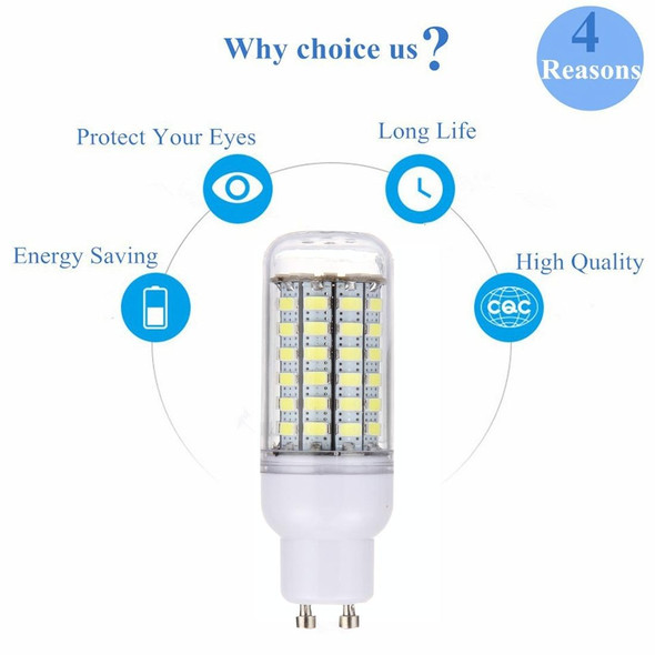 GU10 5.5W 69 LEDs SMD 5730 LED Corn Light Bulb, AC 200-240V (White Light)