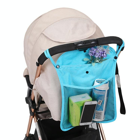 Baby Trolley Net Bag Storage Bag Universal Baby Care(Blue)