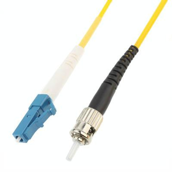 LC-ST Single-Core Single Mode Fiber Optic Jumper,Length: 3m