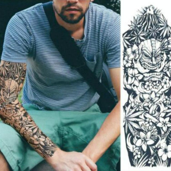 Large Arm Sleeve Waterproof Temporary Tattoo Sticker(TQB-033)