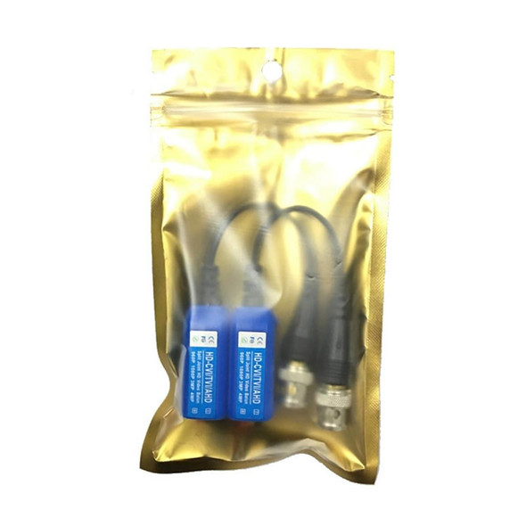 2 PCS Anpwoo 210C Spliceable Screwless-type Coaxial HD-CVI/AHD/TVI 1CH Passive Transceiver Video Balun