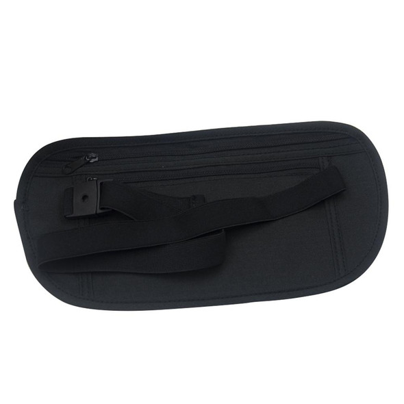 5 PCS Multifunctional Outdoor Waist Belt Bag Travel Anti-theft Invisible Phone (Black)