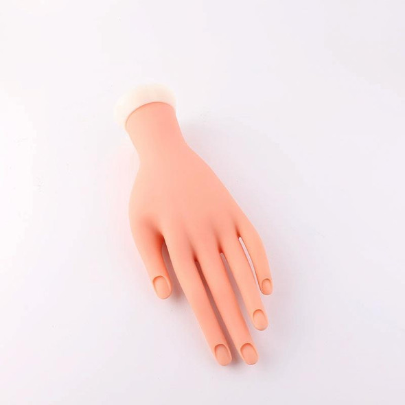 Manicure Practice Artificial Hand Model Simulated Hand Display Model, Style:Not Bendable