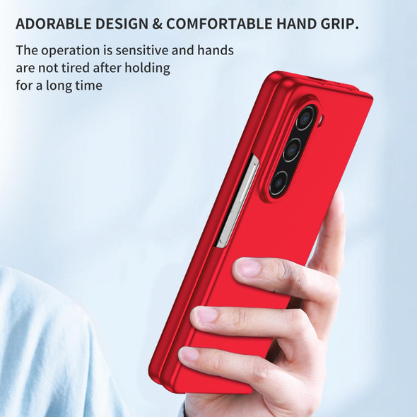 For Samsung Galaxy Z Fold5 5G Armor Foldable Phone Case(Red)