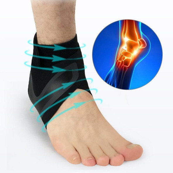 2 PCS Sport Ankle Support Elastic High Protect Sports Ankle Equipment Safety Running Basketball Ankle Brace Support, Size:S(Left)