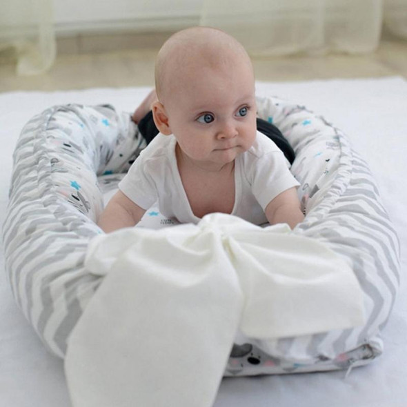 Baby Nest Bed Crib Portable Removable and Washable Crib Travel Bed Cotton Cradle for Children Infant Kids(BY-2024)
