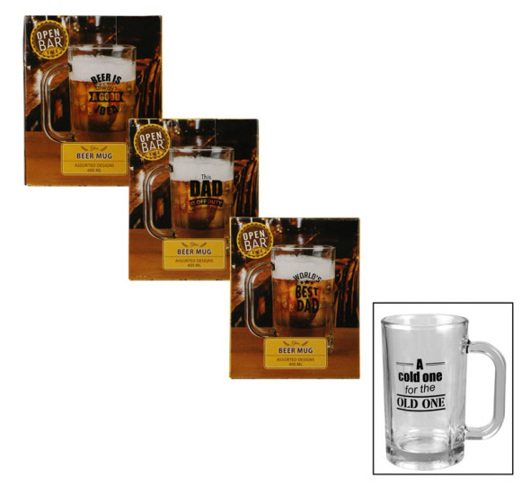 400ml Beer Glass Mug