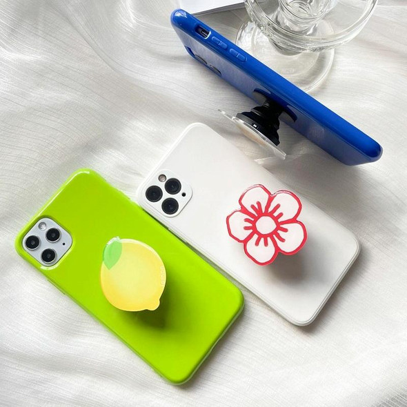 5pcs Sunflower Drip Glue Airbag Mobile Phone Holder(M103 Lemon)