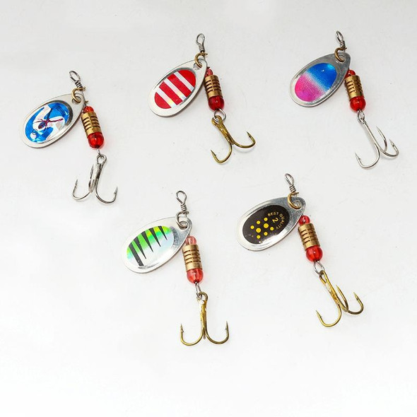 10pcs Roadrunner False Bait Sequins Lure Set, Color Random Delivery