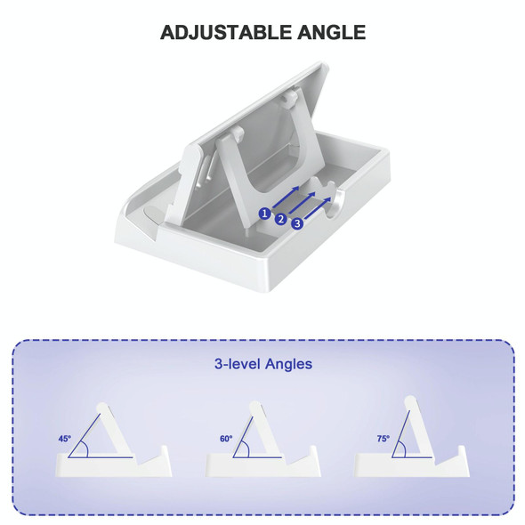 For ROG Ally/Steam Deck/Switch JYS Desktop Stand 3-speed Adjustable Angle