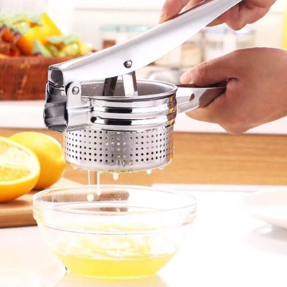 Multi-Functional Stainless Steel Potato Masher & Baby Food Maker