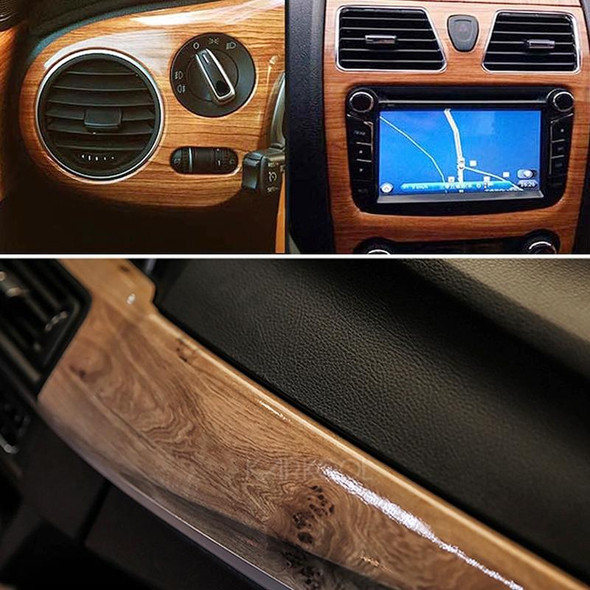 PVC Vinyl Wrap Sticker Decal Film, Size:50cm x 200cm(Glossy Wood Grain C)