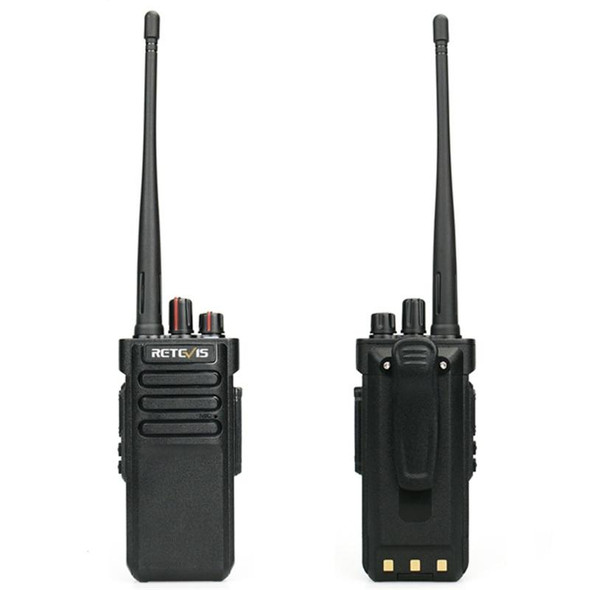RETEVIS RT29 10W UHF 400-480MHz 16CHS Two Way Radio Handheld Walkie Talkie, EU Plug(Black)