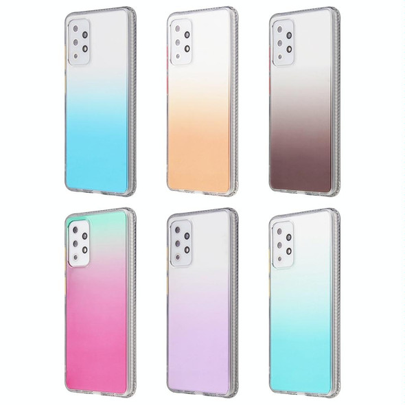 For Samsung Galaxy A32 4G 2pcs Gradient Marble Phone Case(Random Color Delivery)