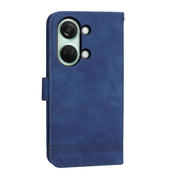 For OnePlus Ace 2V Dierfeng Dream Line Leatherette Phone Case(Blue)