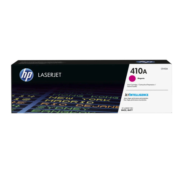HP 410A Magenta Original LaserJet Toner Cartridge;2;300 pages. (Color LaserJet Pro M452/MFP M477).