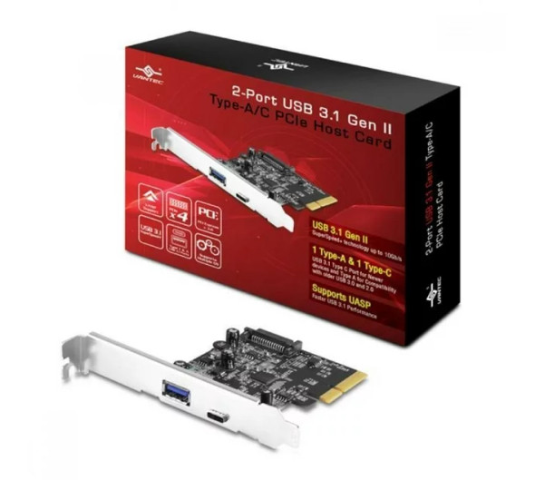 Vantec 8-port Serial RS32 PCIe Host Adapter Card