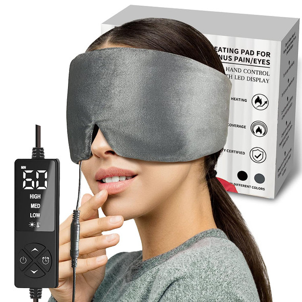 Luxurious Ultra Soft Heated Eye Mask for Ultimate Relaxation