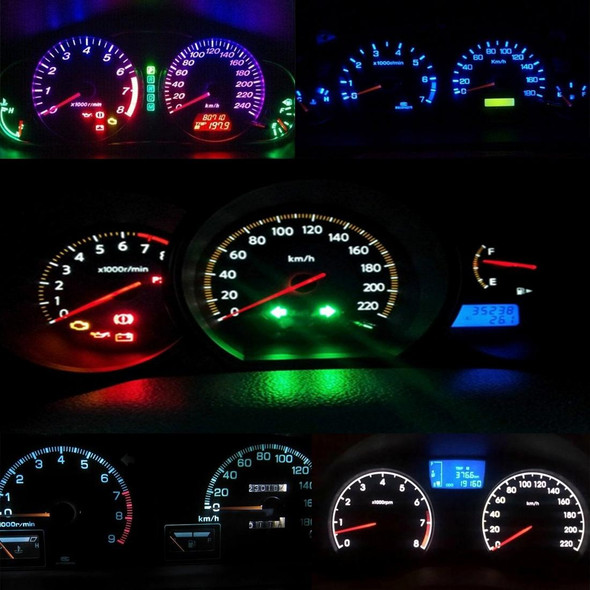 10 PCS 0.5W T3 Instrument Panel LED Light Dashboard Indicator Lamp Bulb (Ice Blue Light)