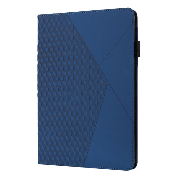 Rhombus Skin Feel Horizontal Flip Tablet Leather Tablet Case with Card Slots & Holder & Sleep / Wake-up Function - iPad Pro 11 2021 / 2020 / 2018(Royal Blue)