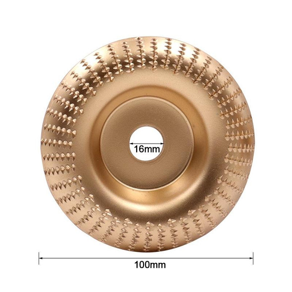 Woodworking Sanding Plastic Stab Discs Hard Round Grinding Wheels - Angle Grinders, Specification: 100mm Rose Gold Curved