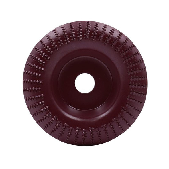 Woodworking Sanding Plastic Stab Discs Hard Round Grinding Wheels - Angle Grinders, Specification: 100mm Wine Red Curved