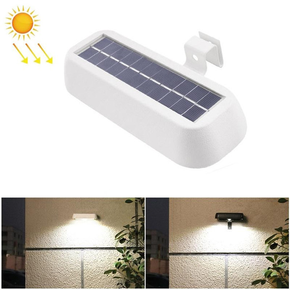 12 LED Solar Outdoor Waterproof Body Sensor Wall Light(White Shell-White Light)