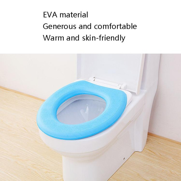 3 PCS EVA Thermal Adhesive Toilet Seat Washer, Colour: Pink