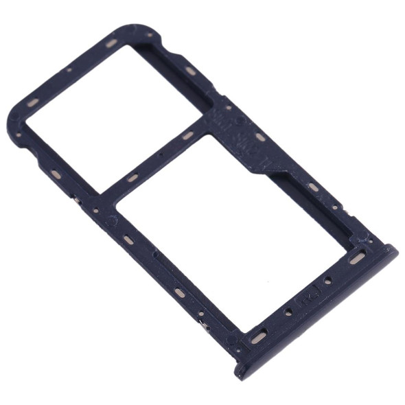 SIM Card Tray + SIM / Micro SD Card Tray for Meizu M6T(Blue)