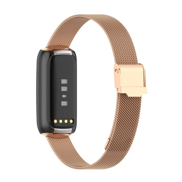 Fitbit Luxe Clip-on Metal Watch Band(Rose Gold) - Open Box (Grade A)