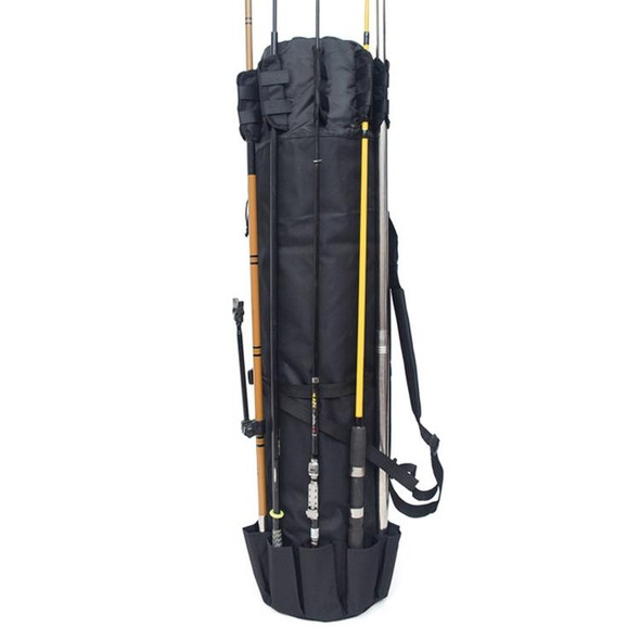 Multifunctional Fishing Rod Bag  - Black