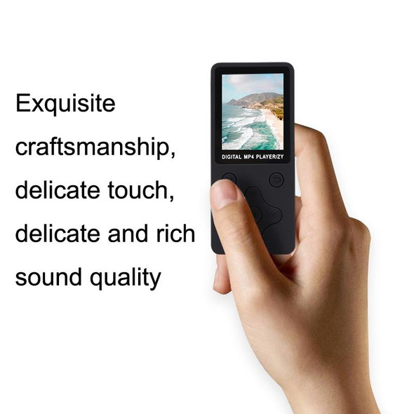 T68 Card Lossless Sound Quality Ultra-thin HD Video MP4 Player(White)