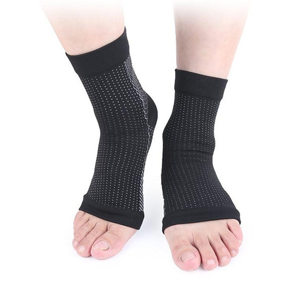 5 Pairs Comfortable Functional Pressure Socks, Size: L/XL(Black)