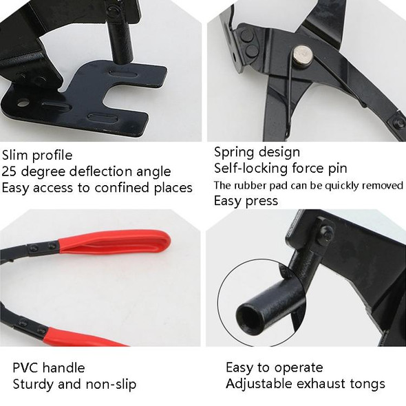 Car Exhaust Pipe Rubber Pad Removal Pliers