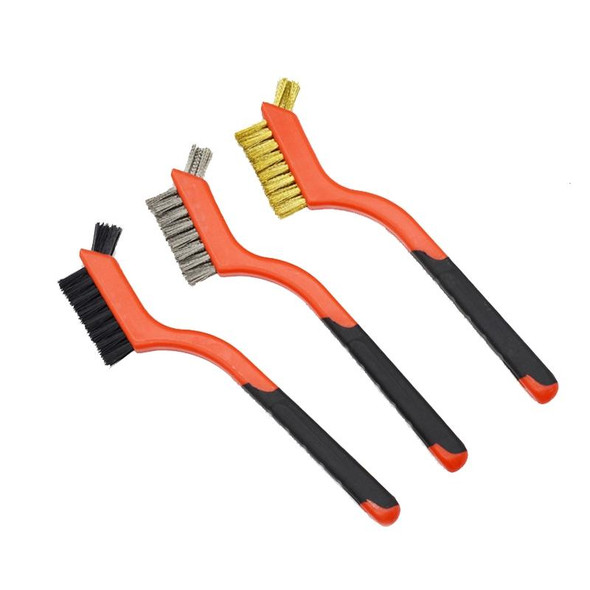 10 PCS Nylon Silk  7-Inch Industrial Cleaning Brush Mini Refractor Cleaning Gap Brush