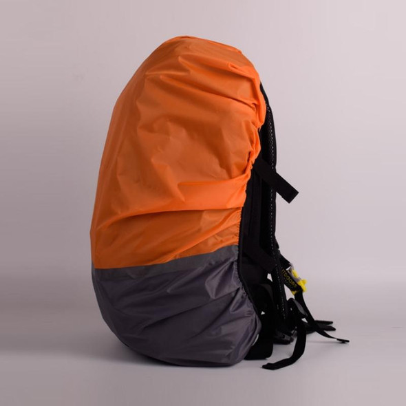 2 PCS Outdoor Mountaineering Color Matching Luminous Backpack Rain Cover, Size: M 30-40L(Red + Fluorescent Green)