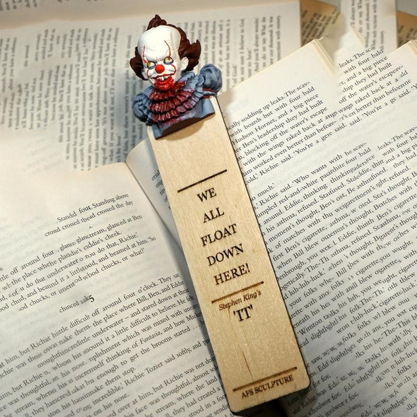 Resin Horror Bookmarks Halloween Gift - Book Lover(1) - Open Box(Grade A)