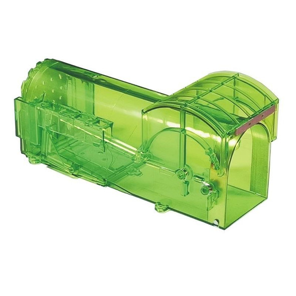 Short Cage Plastic Mousetrap Humane Cage - Catching Mice Alive(Green)