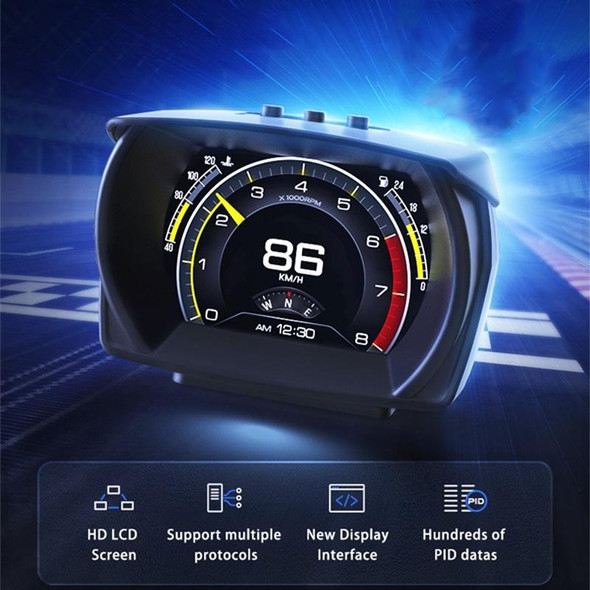 AP-5 Head-Up Display OBD GPS Slope Meter 3 System Driving Computer Modification Code Table