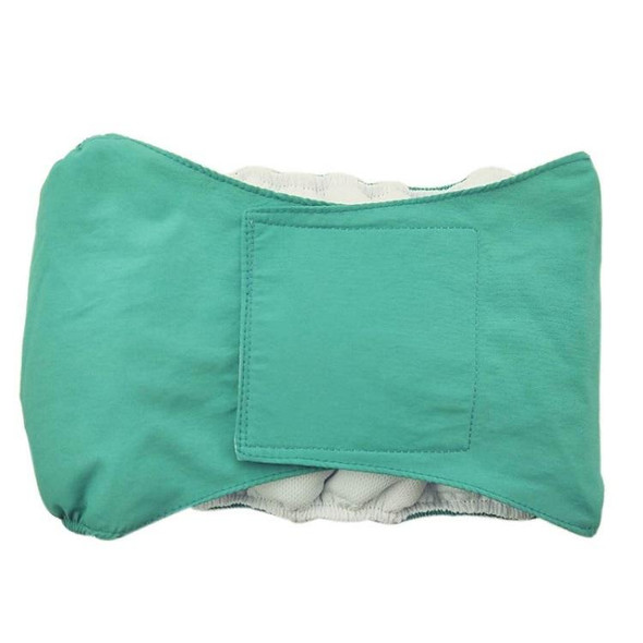 Male Dog Special Courtesy Belt Pet Physiological Pants, Size: L(Green)