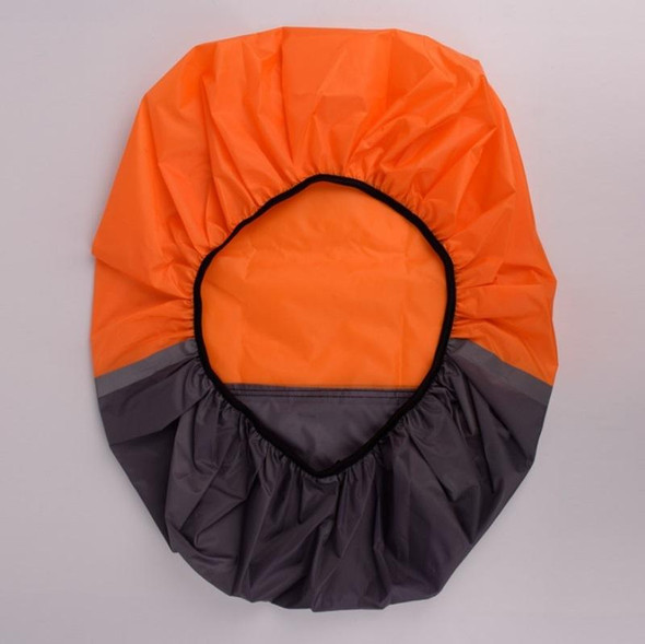 2 PCS Outdoor Mountaineering Color Matching Luminous Backpack Rain Cover, Size: XL 58-70L(Gray + Fluorescent Green)