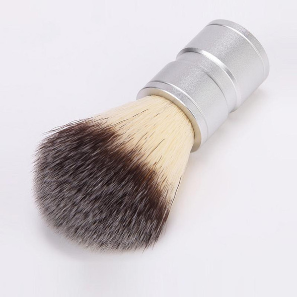 Stainless Steel Animal Hair Beard Brush Manual Stirring And Foaming Shaving Tool, Specification: Single Brush